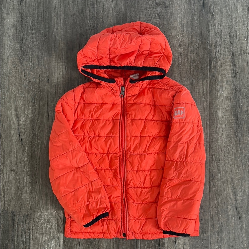 GAP Kids orange Puffer Jacket